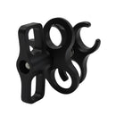 Aluminum Alloy 1'' Ball Clamp 3 Mount Hole for Diving Underwater Camera Arm Tray GoPro LED Lights