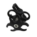 Aluminum Alloy 1'' Ball Clamp 3 Mount Hole for Diving Underwater Camera Arm Tray GoPro LED Lights