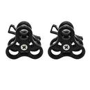 2Pack Aluminum Alloy 1'' Ball Clamp 3 Mount Hole for Diving Underwater Camera Arm Tray GoPro LED Lights
