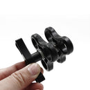 2Pack Aluminum Alloy 1'' Ball Clamp 3 Mount Hole for Diving Underwater Camera Arm Tray GoPro LED Lights