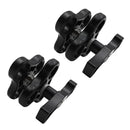 2Pack Aluminum Alloy 1'' Ball Clamp 3 Mount Hole for Diving Underwater Camera Arm Tray GoPro LED Lights
