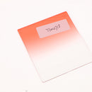 Square Gradual Gradient Neutral Density ND Filters Gradient Red , Easy Installation and Dismantle