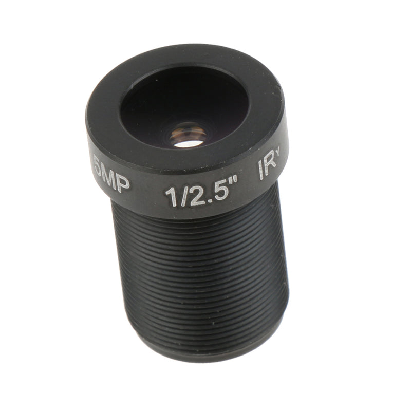 1/3'' HD 5MP 6mm Fixed Iris M12 IR Board Lens For Security Camera Universal - Black