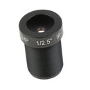 1/3'' HD 5MP 6mm Fixed Iris M12 IR Board Lens For Security Camera Universal - Black