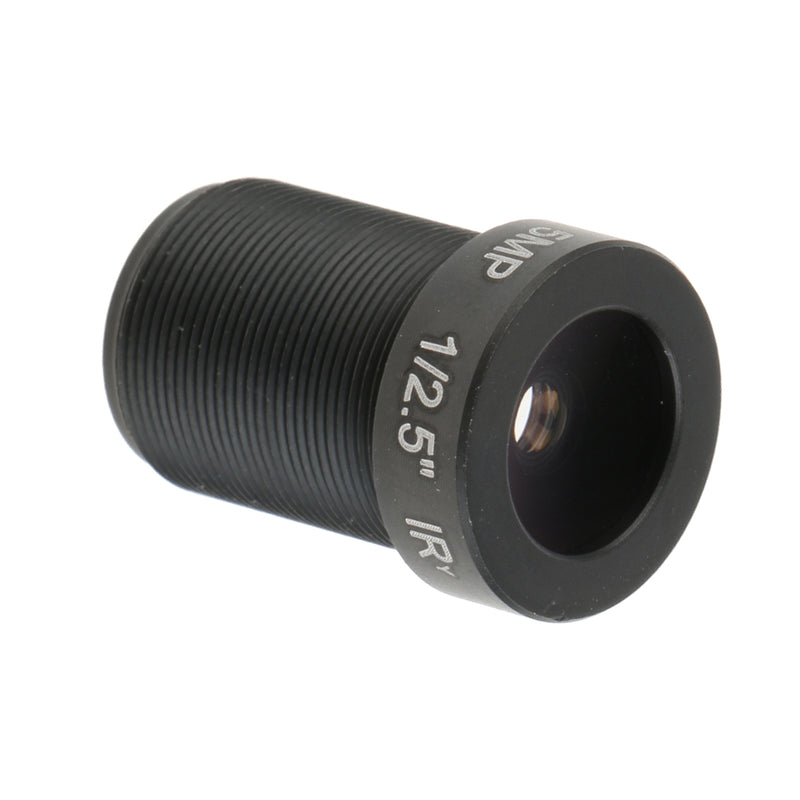 1/3'' HD 5MP 6mm Fixed Iris M12 IR Board Lens For Security Camera Universal - Black