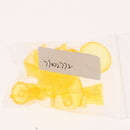 Replacement ABXYZ Buttons + Thumbsticks Chrome D-pad Mod Set for Nintendo NGC Yellow