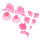 Replacement ABXYZ Buttons + Thumbsticks Chrome D-pad Mod Set for Nintendo NGC Pink