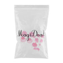 Replacement ABXYZ Buttons + Thumbsticks Chrome D-pad Mod Set for Nintendo NGC Pink