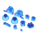 Replacement ABXYZ Buttons + Thumbsticks Chrome D-pad Mod Set for Nintendo NGC Blue