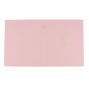 PU Photo Album, Crown Pattern Covers, Holds 80 4" X 6" Photos Storage Pink A