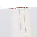 PU Photo Album, Crown Pattern Covers, Holds 80 4" X 6" Photos Storage White