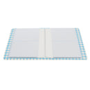 Baby Photo Album 64Pocket 3x2.5" 2 Per Page Storage Memo Book PU Leather Cover PVC Inner Material
