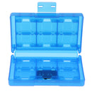 24 in 1 Game Card Case Holder Cartridge Box Protector Cover for Nintendo Switch Video Games, Blue