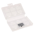 Game Card Case 24-in-1 Cartridge Storage Box Organizer Compatible with Nintendo Switch, White