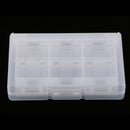 Game Card Case 24-in-1 Cartridge Storage Box Organizer Compatible with Nintendo Switch, White