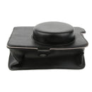 PU Leather Bag Pouch Protective Case For Fujifilm Instax Wide 300 Polaroid Cameras with Shoulder Strap - Black