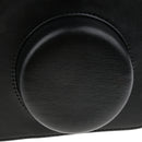 PU Leather Bag Pouch Protective Case For Fujifilm Instax Wide 300 Polaroid Cameras with Shoulder Strap - Black