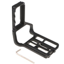 L-shaped Quick Release QR Plate Camera Bracket for Nikon D4 D3 D4S Arca Swiss - Black