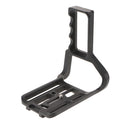L-shaped Quick Release QR Plate Camera Bracket for Nikon D4 D3 D4S Arca Swiss - Black