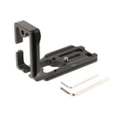 L-shaped Quick Release QR Plate Camera Bracket for Canon EOS 6D - Black