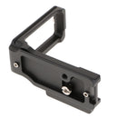 L-shaped Quick Release QR Plate Camera Bracket for Nikon D500 - Black