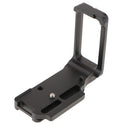 L-shaped Quick Release QR Plate Camera Bracket for Nikon D500 - Black