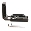 Metal Quick Release QR L-Plate Bracket Suit Camera Grip for Nikon D7100 Arca Swiss - Black