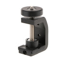 Universal C-Clamp Clip Adjustable Desktop Mount Holder with 1/4'' Screw Adapter For DSLR Video Light Camera