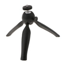 Mini Tripod with 1/4'' Screw Table Top Stand Holder for Gopro, Smartphones, Compact Cameras and DSLRs - Black
