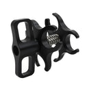 Aluminum Alloy 1'' Ball Clamp 3 Mount Hole for Diving Underwater Camera Arm Tray GoPro LED Light