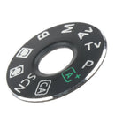 1 Pack Dial Mode Plate Interface Cap Cover + Tape Repair Fix Part for Canon EOS 6D Digital SLR Camera- Black