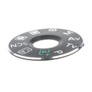 1 Pack Dial Mode Plate Interface Cap Cover + Tape Repair Fix Part for Canon EOS 6D Digital SLR Camera- Black