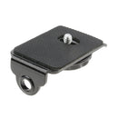 Table Top Tripod Head Quick Release Plate for Digital Camera Hot Shoe Mount 1/4" Hole Travel Monopod Platform