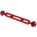 7.87'' / 20cm Aluminum Dual Ball Joint Extension Arm For Diving Underwater Camera Red