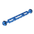 7.87'' / 20cm Aluminum Dual Ball Joint Extension Arm For Diving Underwater Camera Blue