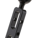 7.87'' / 20cm Aluminum Dual Ball Joint Extension Arm For Diving Underwater Camera Black