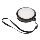 White Balance Lens Cap Cover Protector 55mm with Strap 18% Neutral Gray