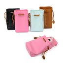 PU Leather Drawstring Bag Protection Camera Case for Fujiflim Instax Mini 9 8 90 7s 50s, Pencil Phone Card Holder Cosmetic Makeup Pouch Organizer