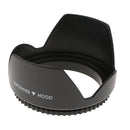 82mm Screw Mount Reversible Tulip Flower Crown Petal Shaped Camera Lens Hood