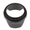 82mm Screw Mount Reversible Tulip Flower Crown Petal Shaped Camera Lens Hood
