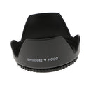 82mm Screw Mount Reversible Tulip Flower Crown Petal Shaped Camera Lens Hood