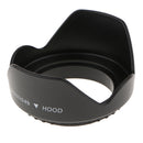 49mm Screw Mount Reversible Tulip Flower Crown Petal Shaped Camera Lens Hood