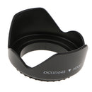 49mm Screw Mount Reversible Tulip Flower Crown Petal Shaped Camera Lens Hood
