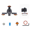 YELANGU Motorized Electric Autodolly L3 Pully Car Rolling Track Slider for Phone and DSLR Camera (Black)