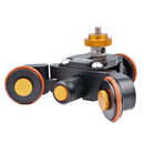 YELANGU Motorized Electric Autodolly L3 Pully Car Rolling Track Slider for Phone and DSLR Camera (Black)