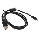 USB Cable 8P Mini Data Cord Interface Lead Port Wire for Nikon Sony Pentax Olympus Fujifilm Panasonic Casio Konica Minolta More