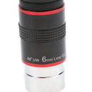 Eyepiece Lens for 1.25" Telescope Reflector Refractor Fully Multi-coated Green Purple Film Higher View Magnification Brightness 6mm Focal Length