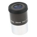 20mm 1.25inch Plossl Telescope Eyepiece Lens - 4-element Plossl Design - Threaded for Standard 1.25inch Astronomy Filters