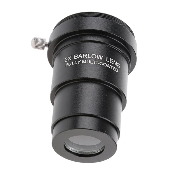 1.25 Inch 2x Barlow Lens M42x0.75 Thread Multi-Coated for Telescopes - Accept 1.25inch Filters-Also Can Be Used for Astronomical Photography