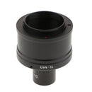 T T2 Ring for Olympus Panasonic Micro 4/3 Camera Lens + 23.2mm Microscope Mount Tube - Black